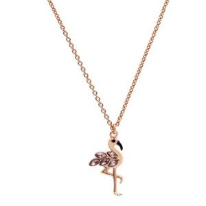 Kate Spade Rose Gold Flamingo 🦩 necklace